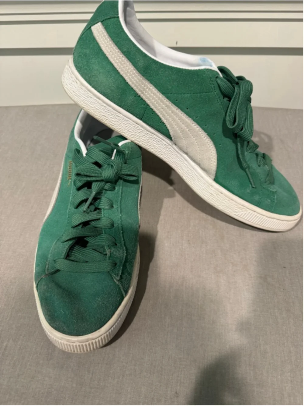 Men's Puma Suede NBA Boston Celtics-Green White Sneakers Size 11